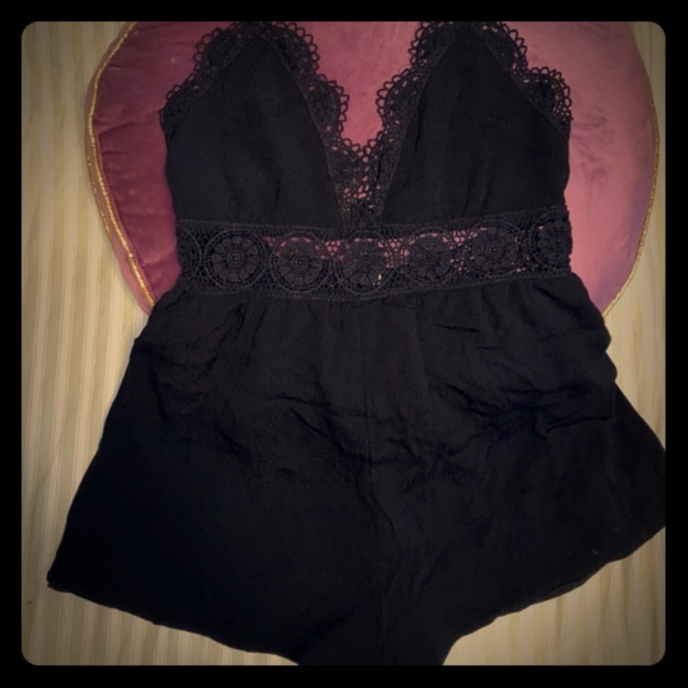 Halter top romper